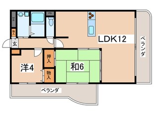 ぷりんすマンションの物件間取画像